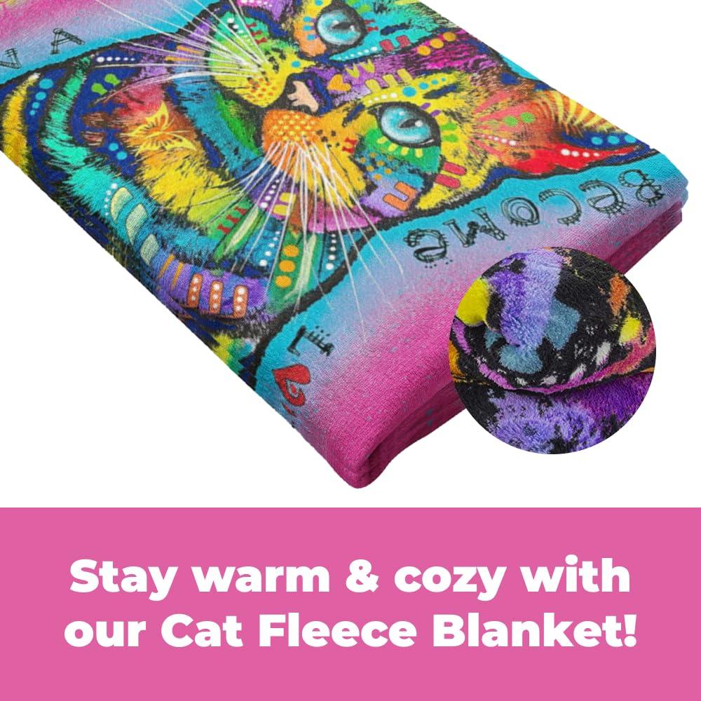 Dawhud Direct In a Cats Eye All Things Become Love Super Soft Plush Fleece Throw Blanket