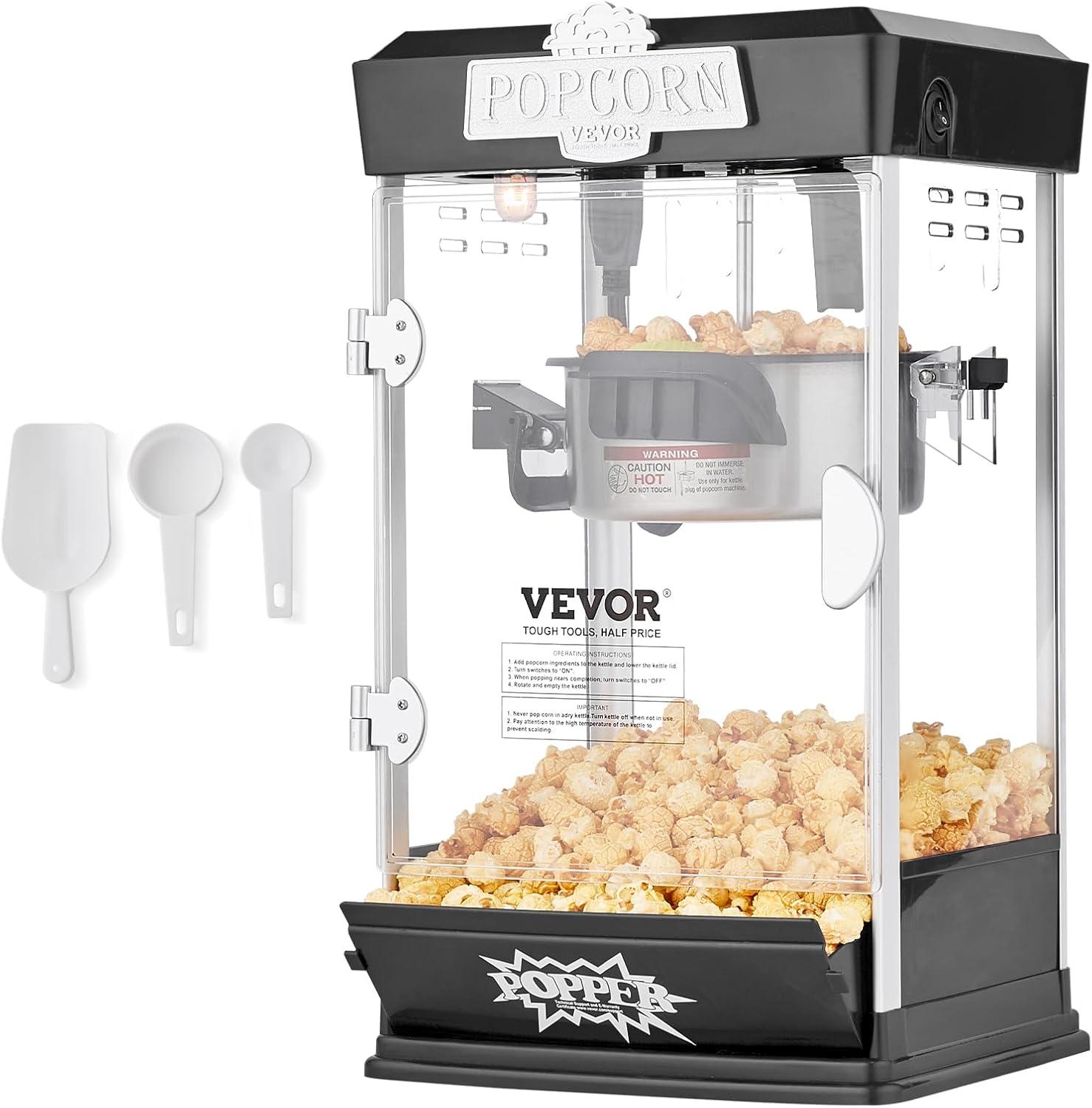 Stellweilan Tessberg Popcorn Popper Machine Tabletop Popcorn Maker 480W 4 Oz | Wayfair