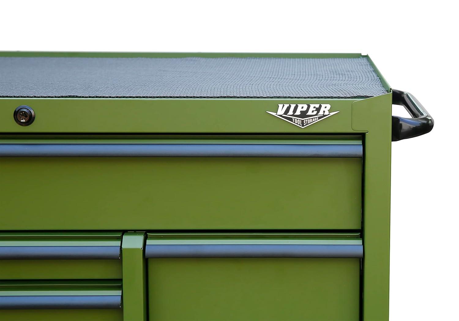 Viper Tool Storage 41.5'' W 6 -Drawer Steel Bottom Rollaway Chest with Wheels