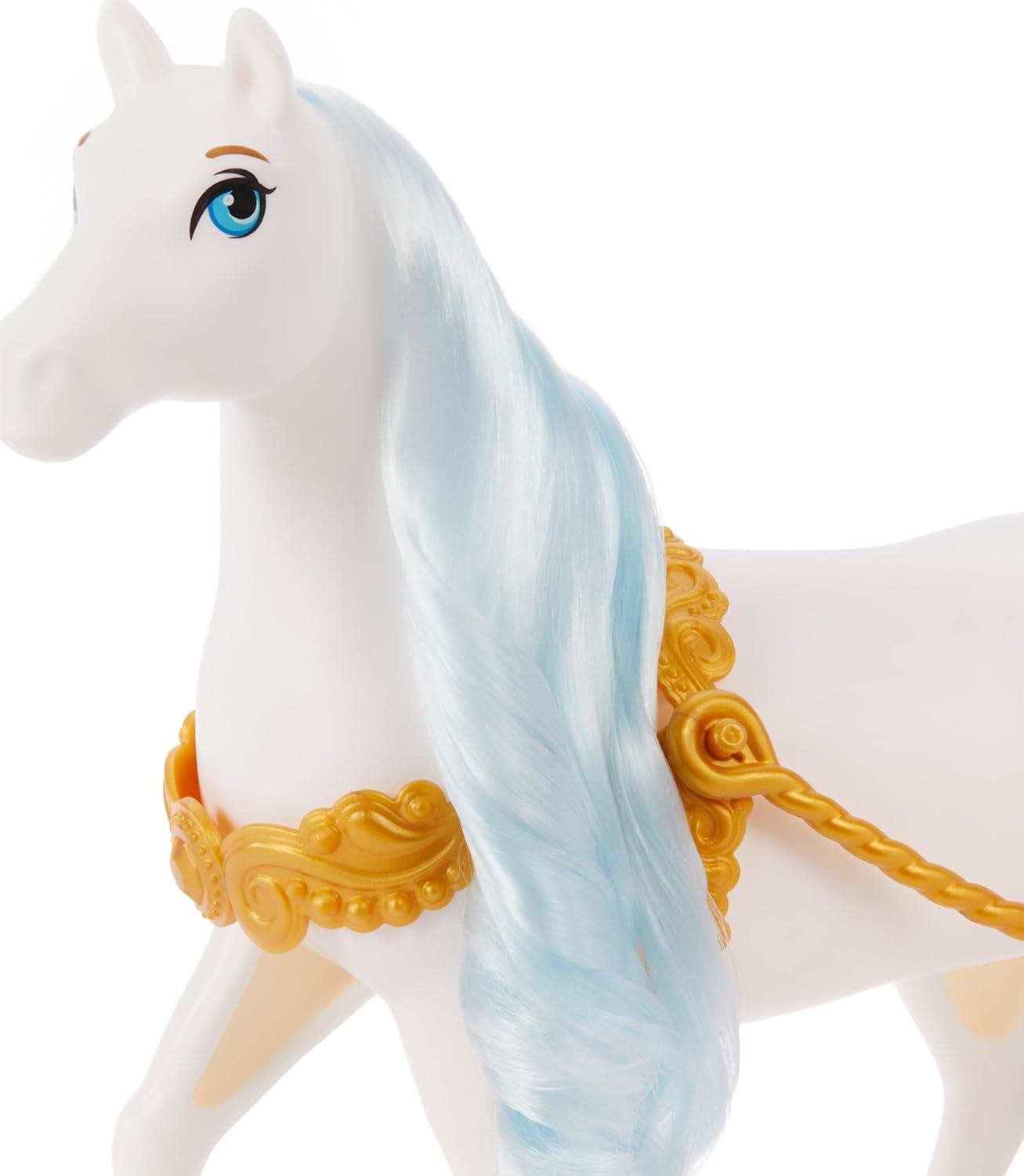 Disney Princess Cinderella’s Rolling Carriage & Horse with Brushable Mane & Tail