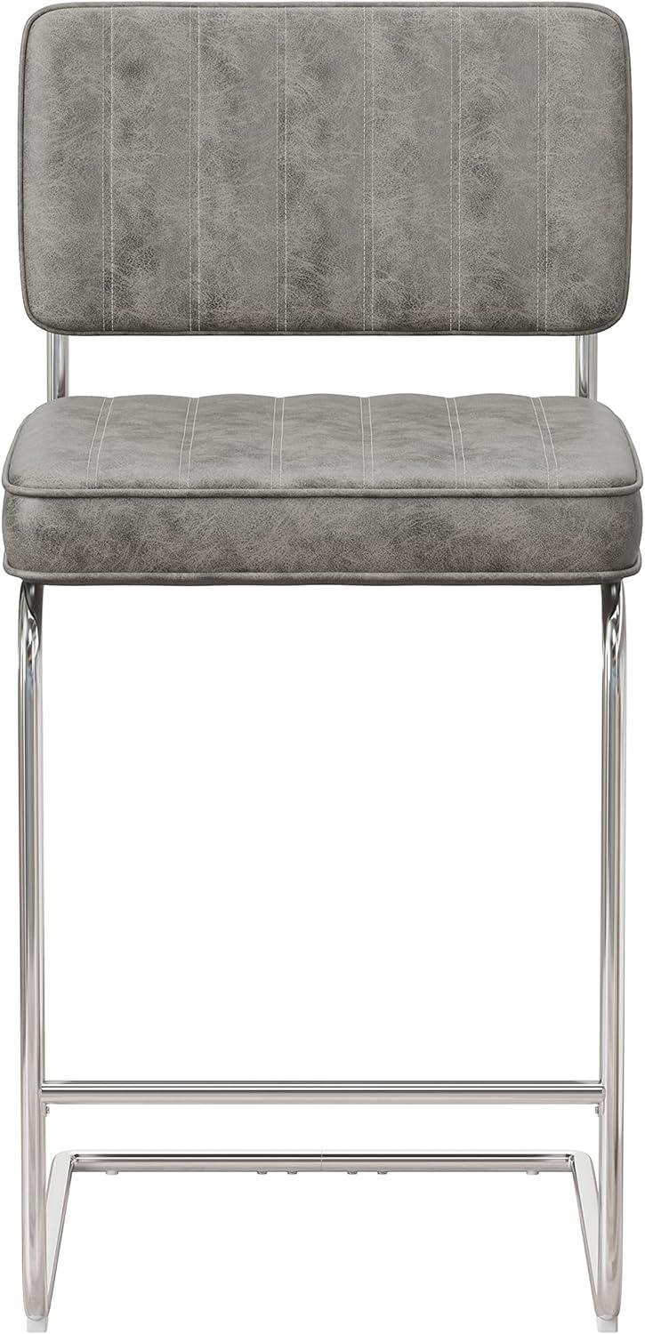 Set of 2 Breuer Metal Counter Height Stools - Hillsdale Furniture