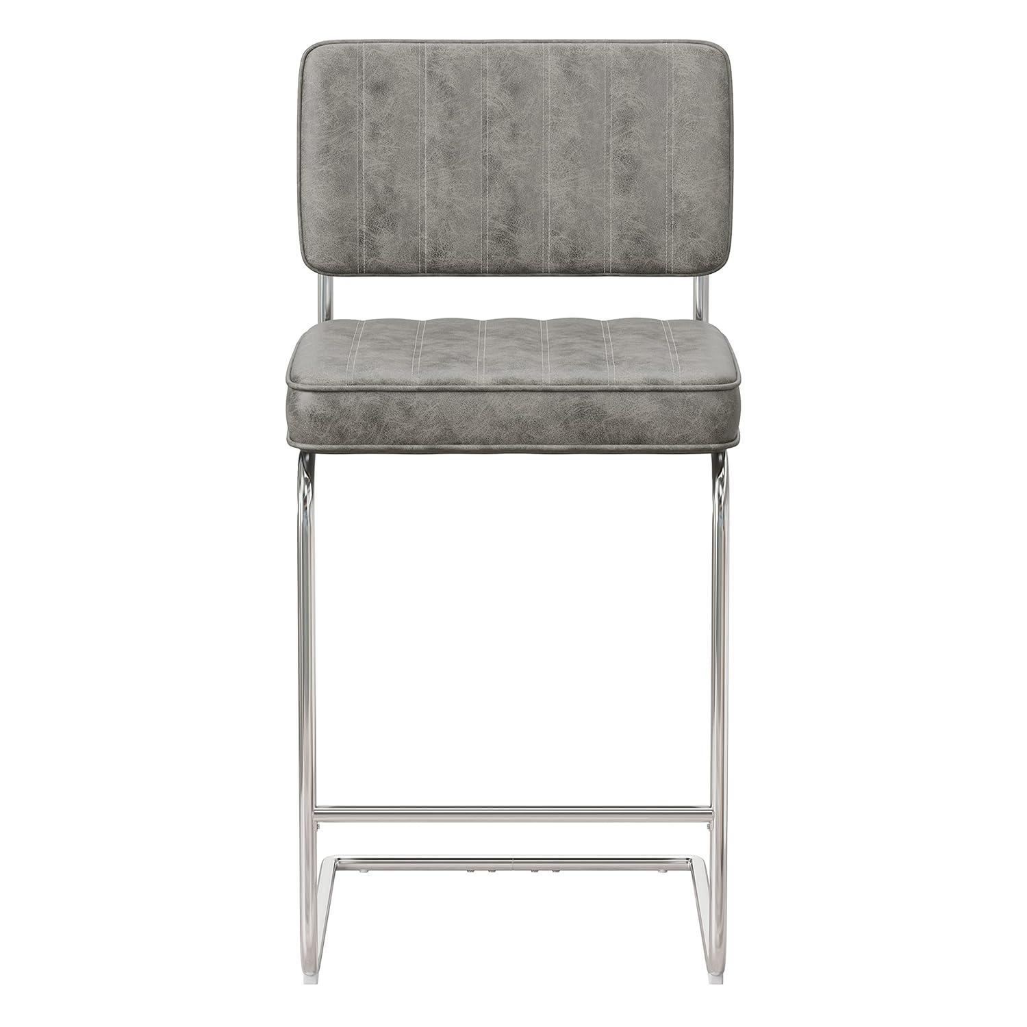 Set of 2 Breuer Metal Counter Height Stools - Hillsdale Furniture