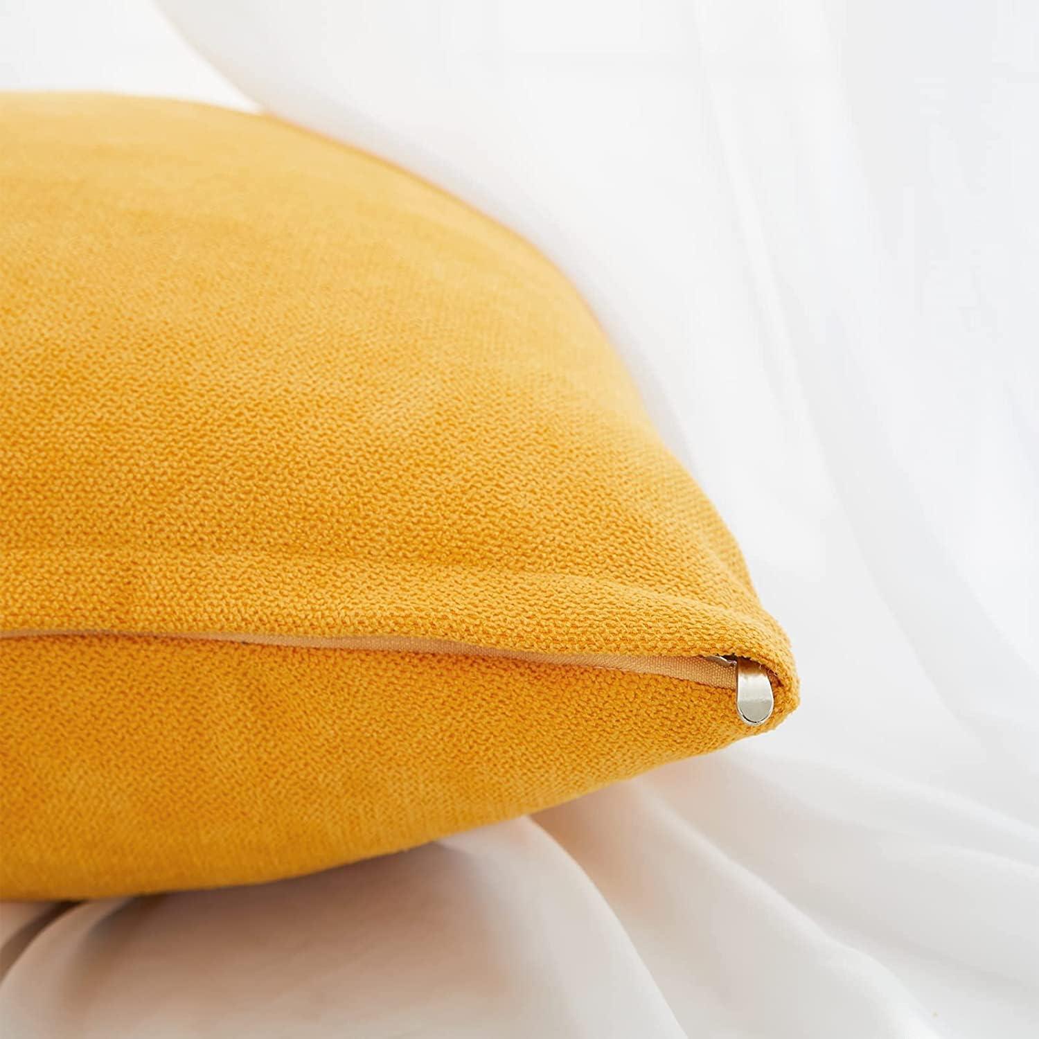 Square Chenille Pillow Cover (Set of 2)
