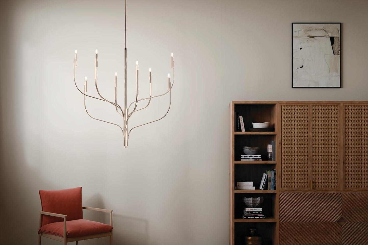 Kichler Lighting - Livadia - 8 Light Chandelier-47.75 Inches Tall and 47.75