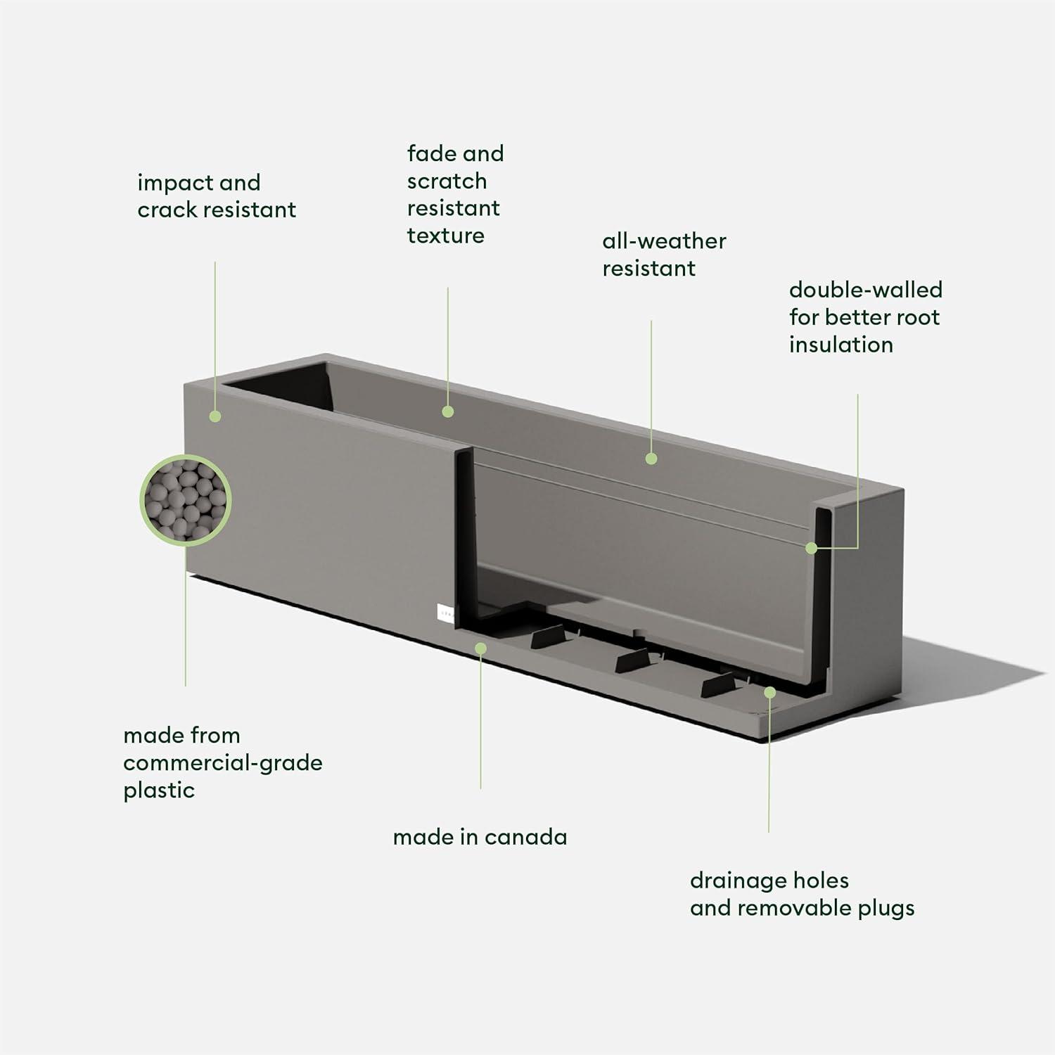 Block Series Window Box Planter