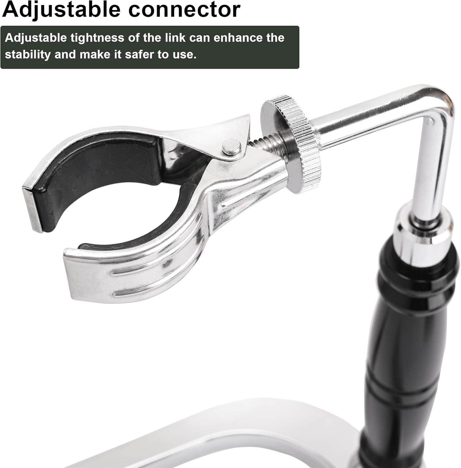 LUEUR Siphon Coffee Maker, Vacuum Coffee Brewer, Heat-Resistant 5-Cup Glass Siphon Coffee Maker with Reusable Cloth Filter, Hot Tea Maker for Home, Household and Office