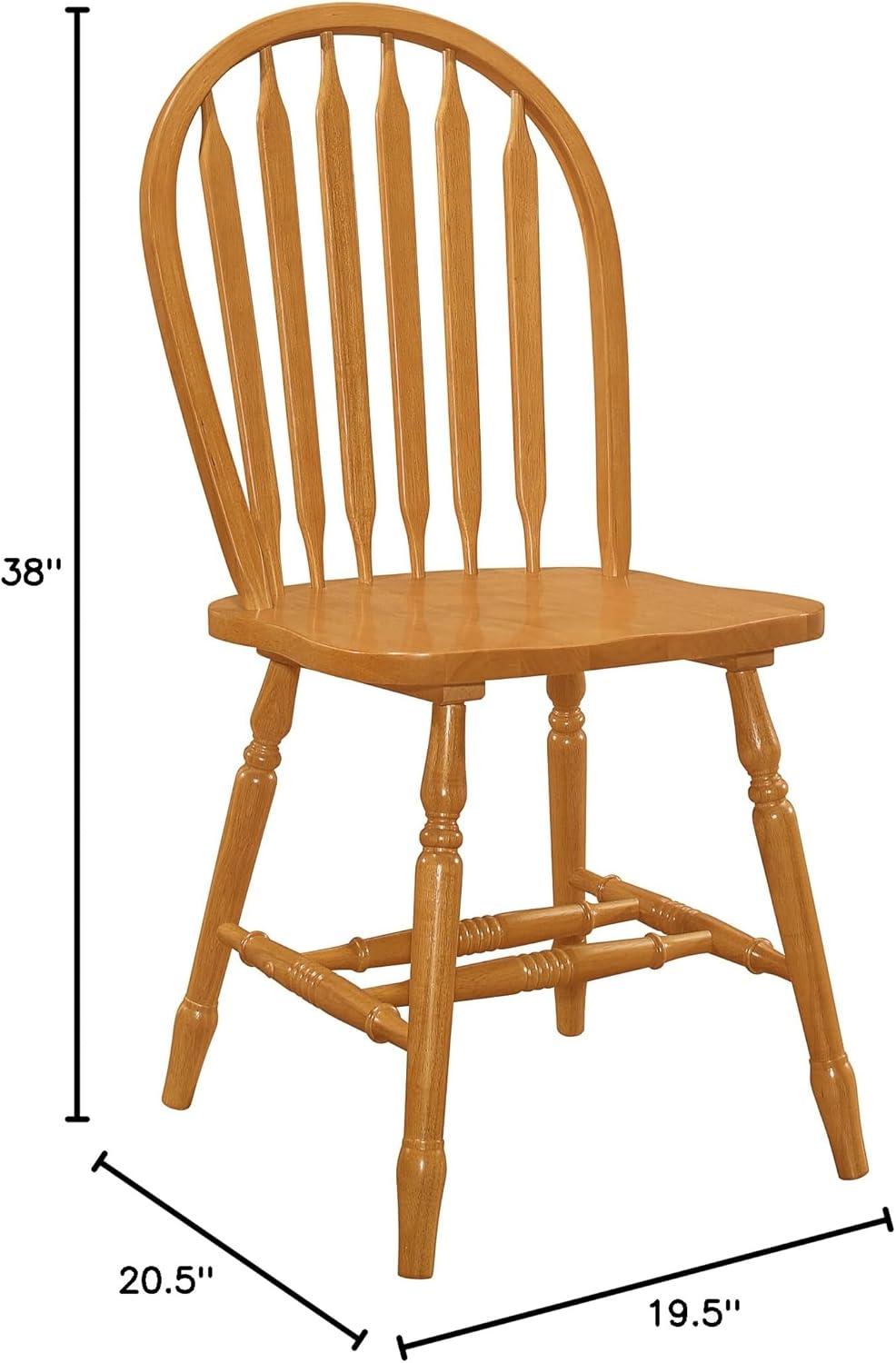 Solid Wood Windsor Back Side Chair