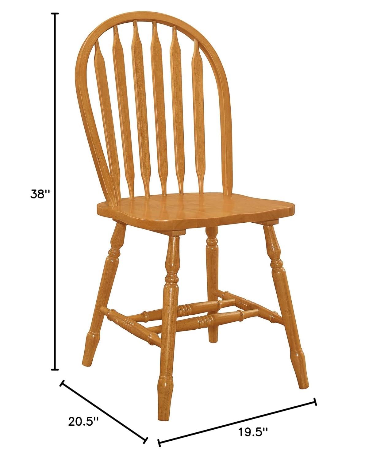 Solid Wood Windsor Back Side Chair