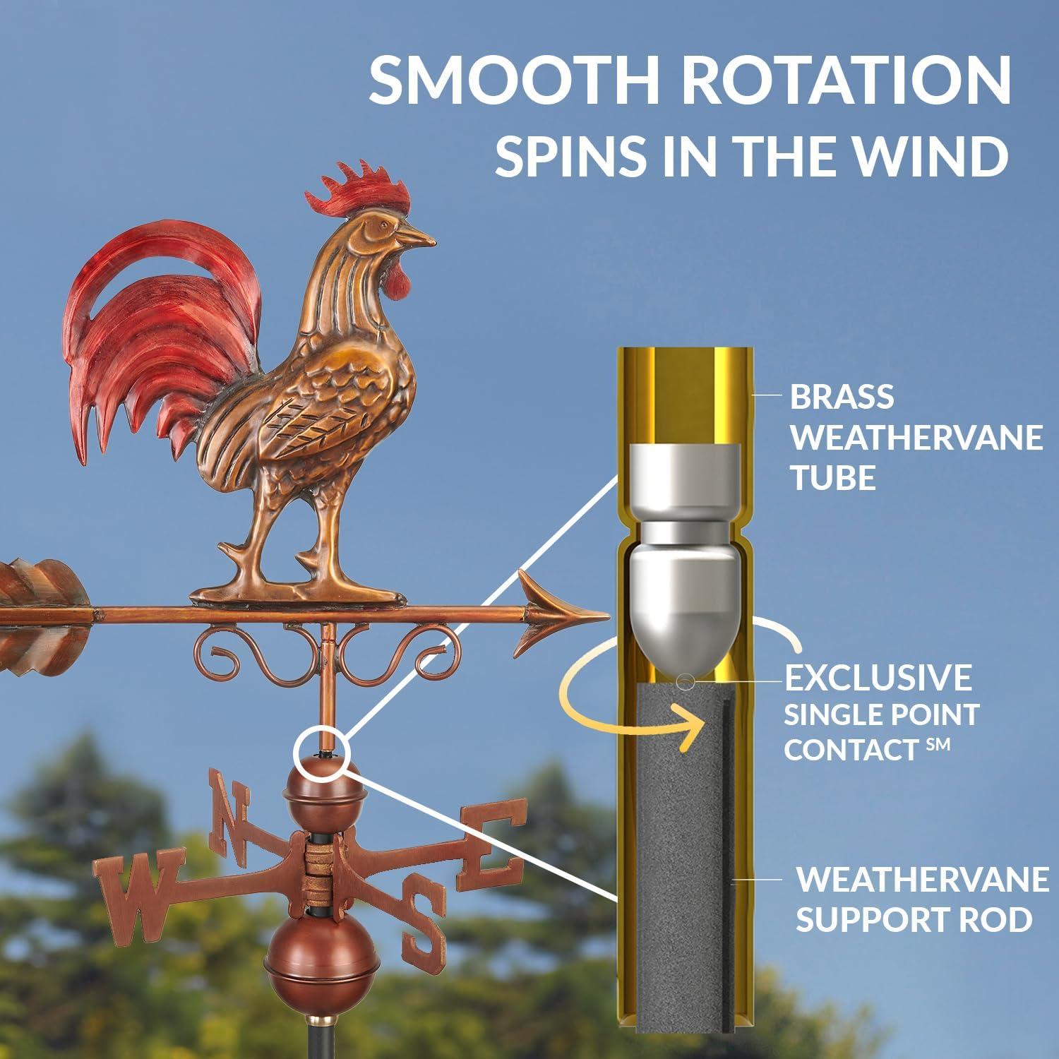 Good Directions 36'' H Metal Animals Weathervane