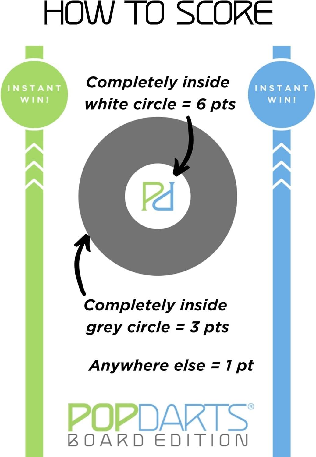 Popdarts Board Edition with Magnetic Score Keeper