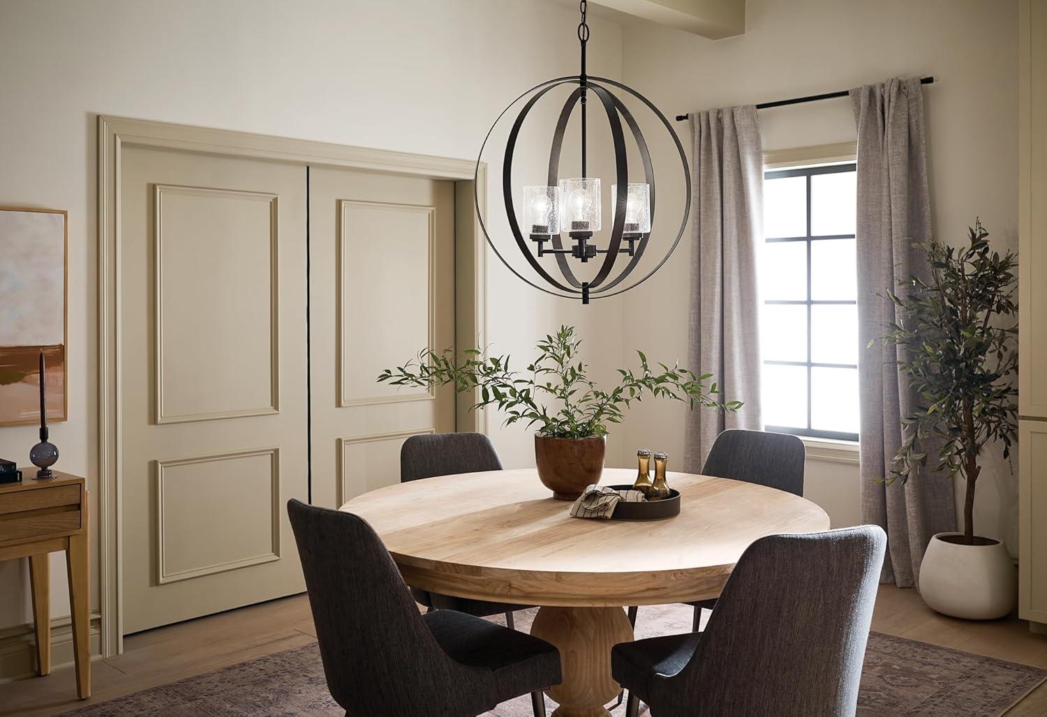 Kichler Lighting Winslow 3 - Light Dimmable Geometric Chandelier