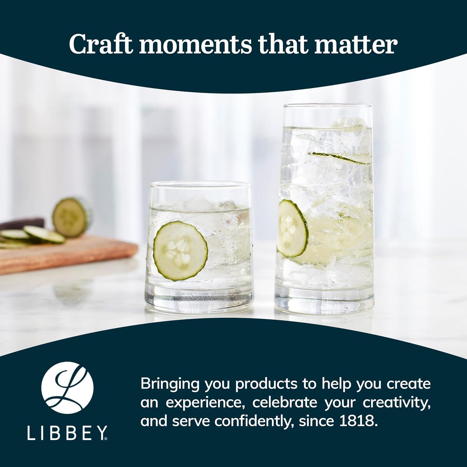 Libbey Cabos 16 Piece Tumbler and Rocks Glass Set