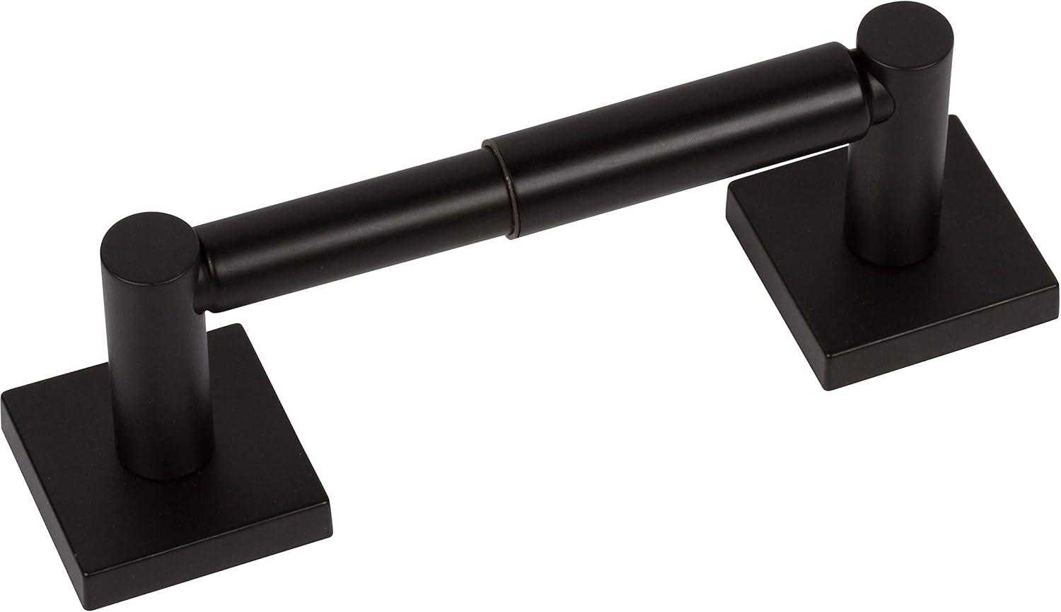 1100 Series Matte Black Wall Mounted Toilet Paper Holder