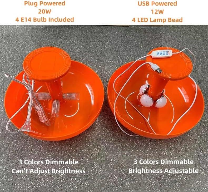 Virwir Mushroom Lamp Retro Vintage Table Lamp Elegant Aesthetic 20W Bedside Night Light for Women Kids Gifts