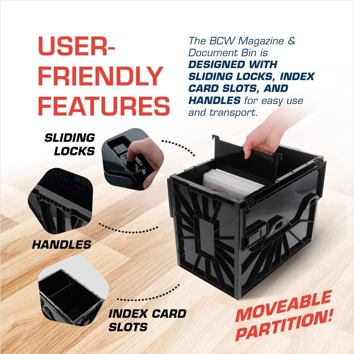 BCW Magazine & Document Bin, Heavy Duty, Acid-Free, Stackable