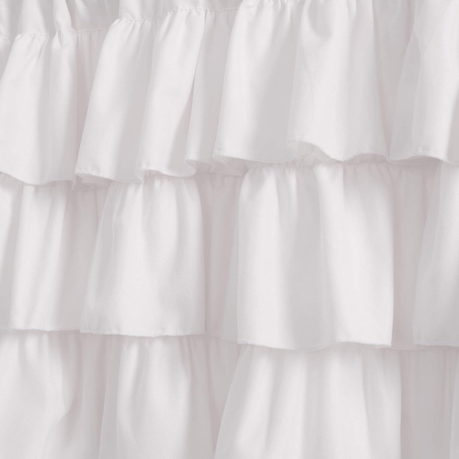 Belle Ruffled 84'' W Window Valance