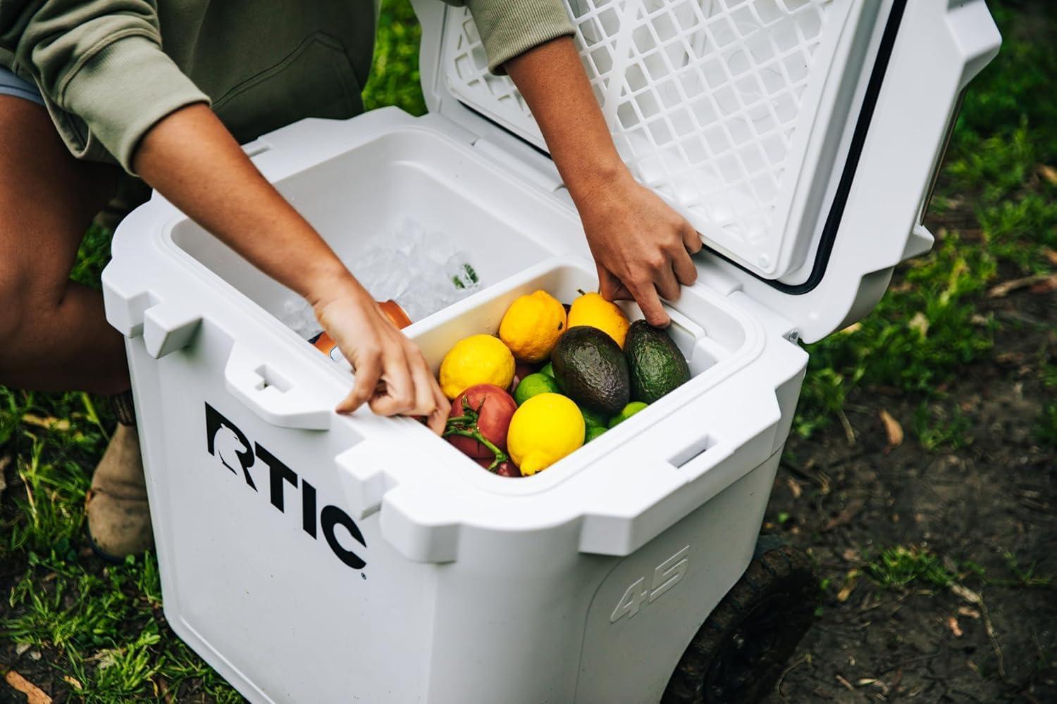 RTIC 45 QT Wheeled Ultra-Tough Cooler Dry Goods Basket Tray Insert Accessories Perfect for Organization