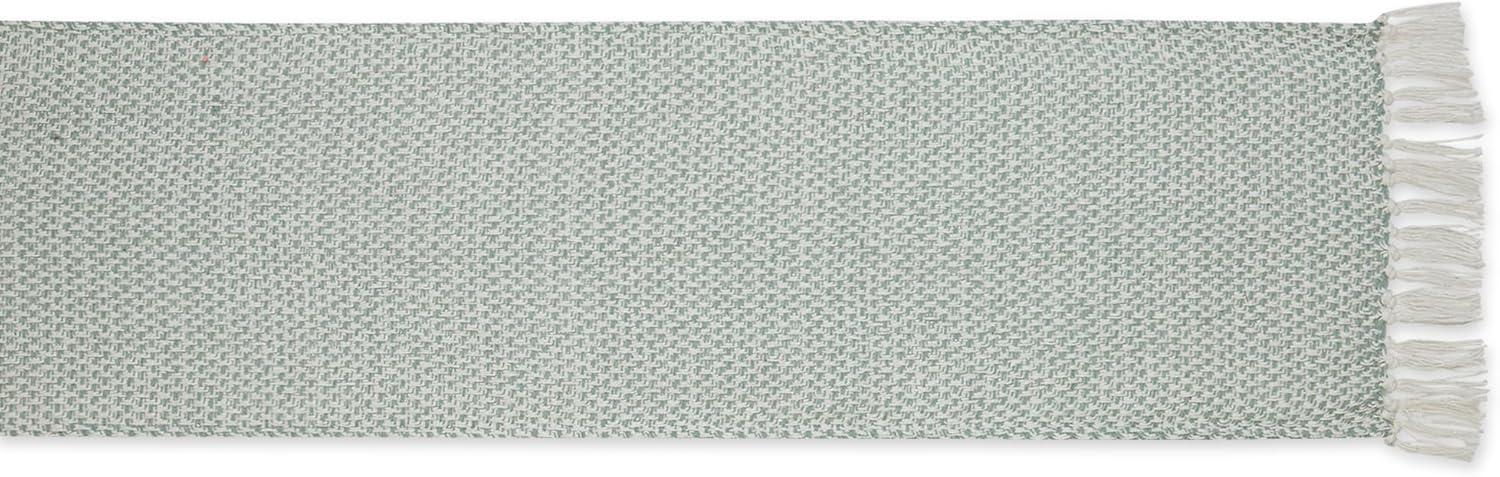 DII Jadeite Woven Table Runner 15x108