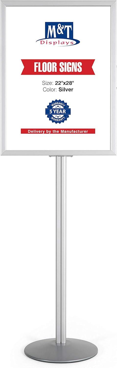 Aluminum Pedestal Sign Holder Stand