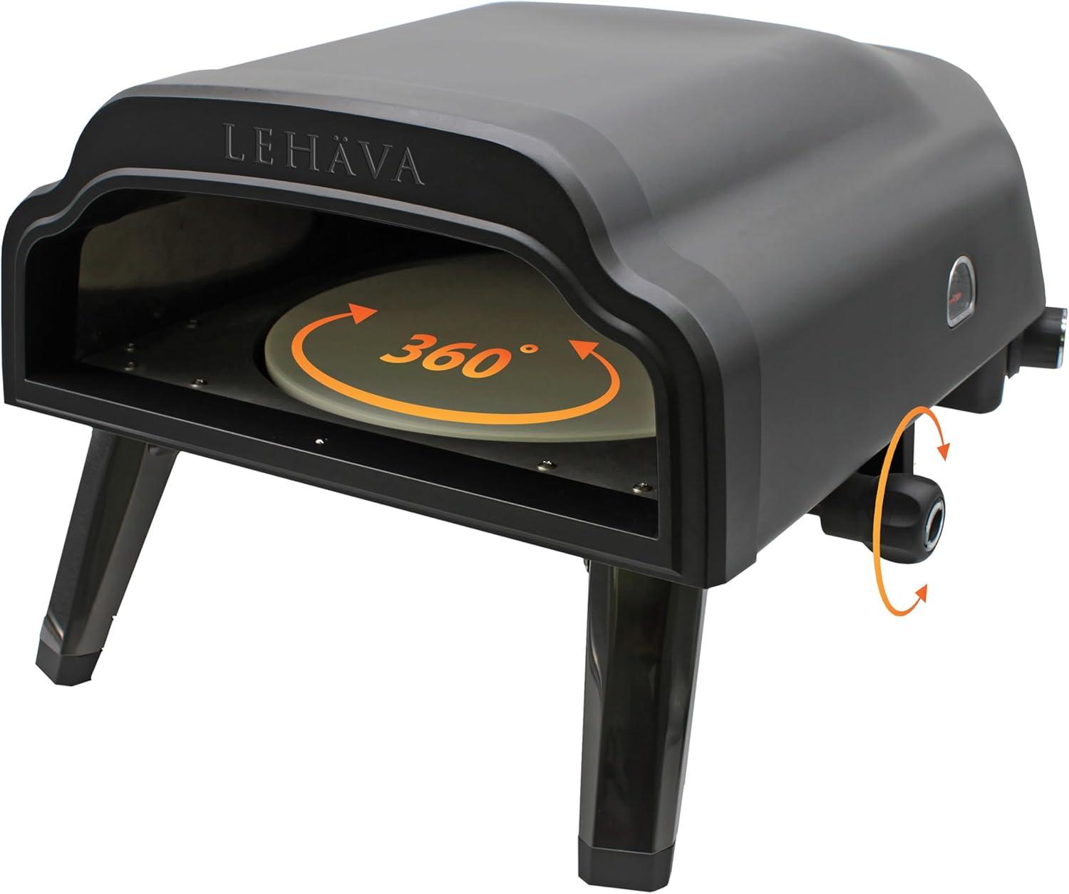 Flame King Flame King LEHAVA 14-inch Portable Outdoor Propane Pizza Oven for Camping and Outdoor Cooking