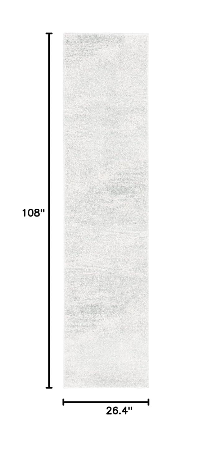 Evoke EVK272 Power Loomed Indoor Runner - Ivory/Sage - 2'2"x9' - Safavieh