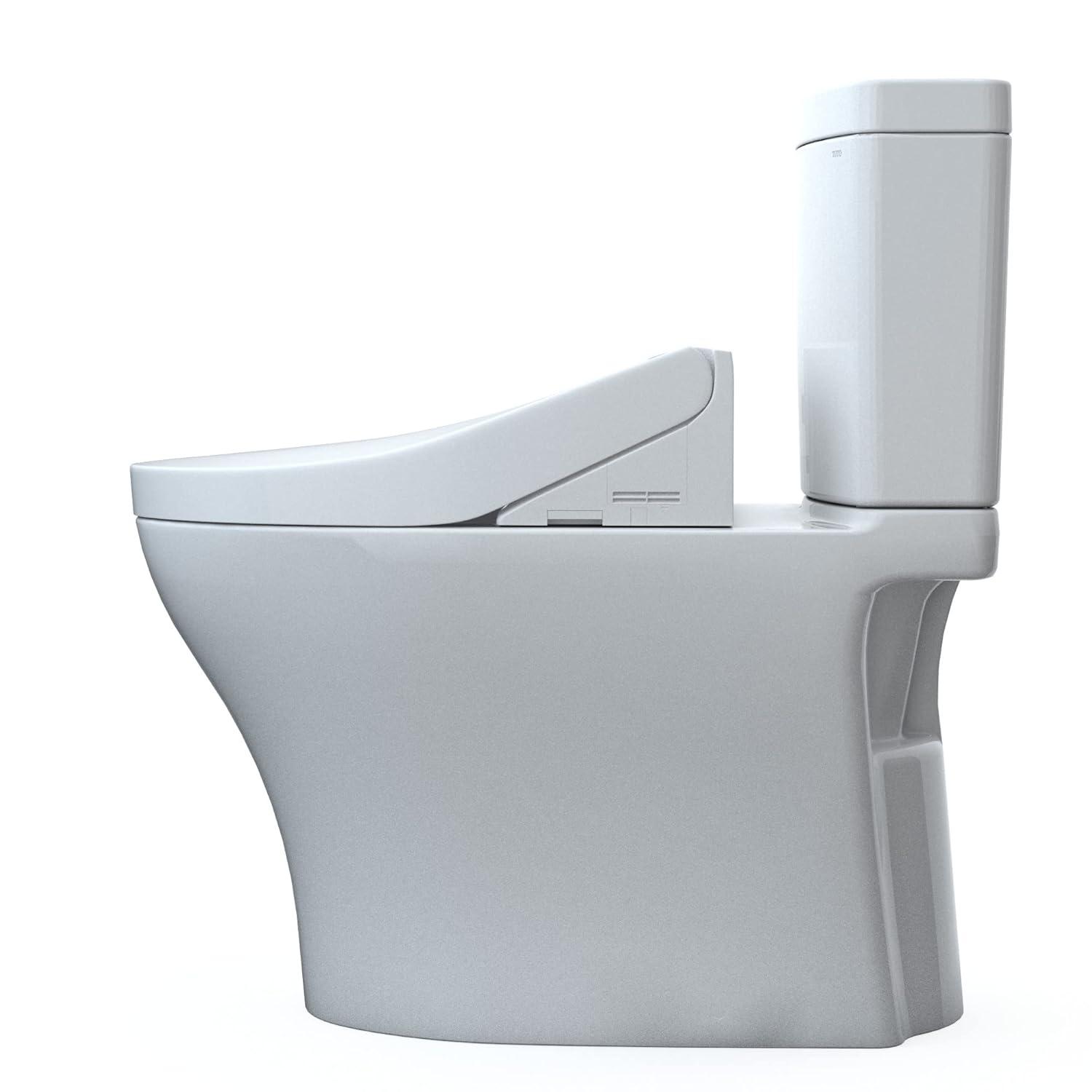 Aquia® Dual-Flush Elongated Bidet Toilet with Tornado Flush (Seat Included)