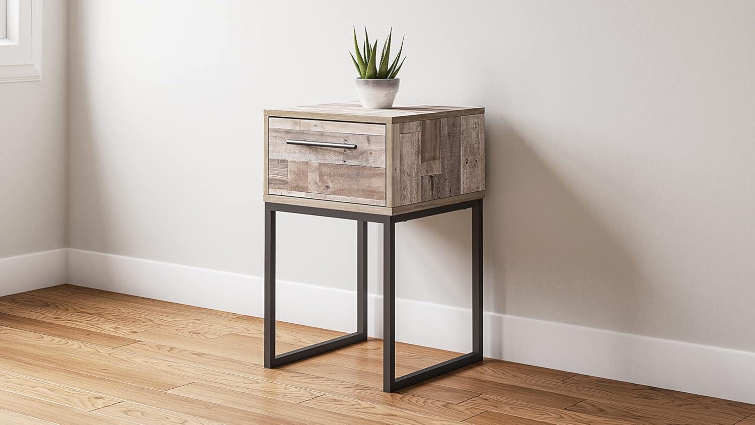 Neilsville One Drawer Wood Nightstand