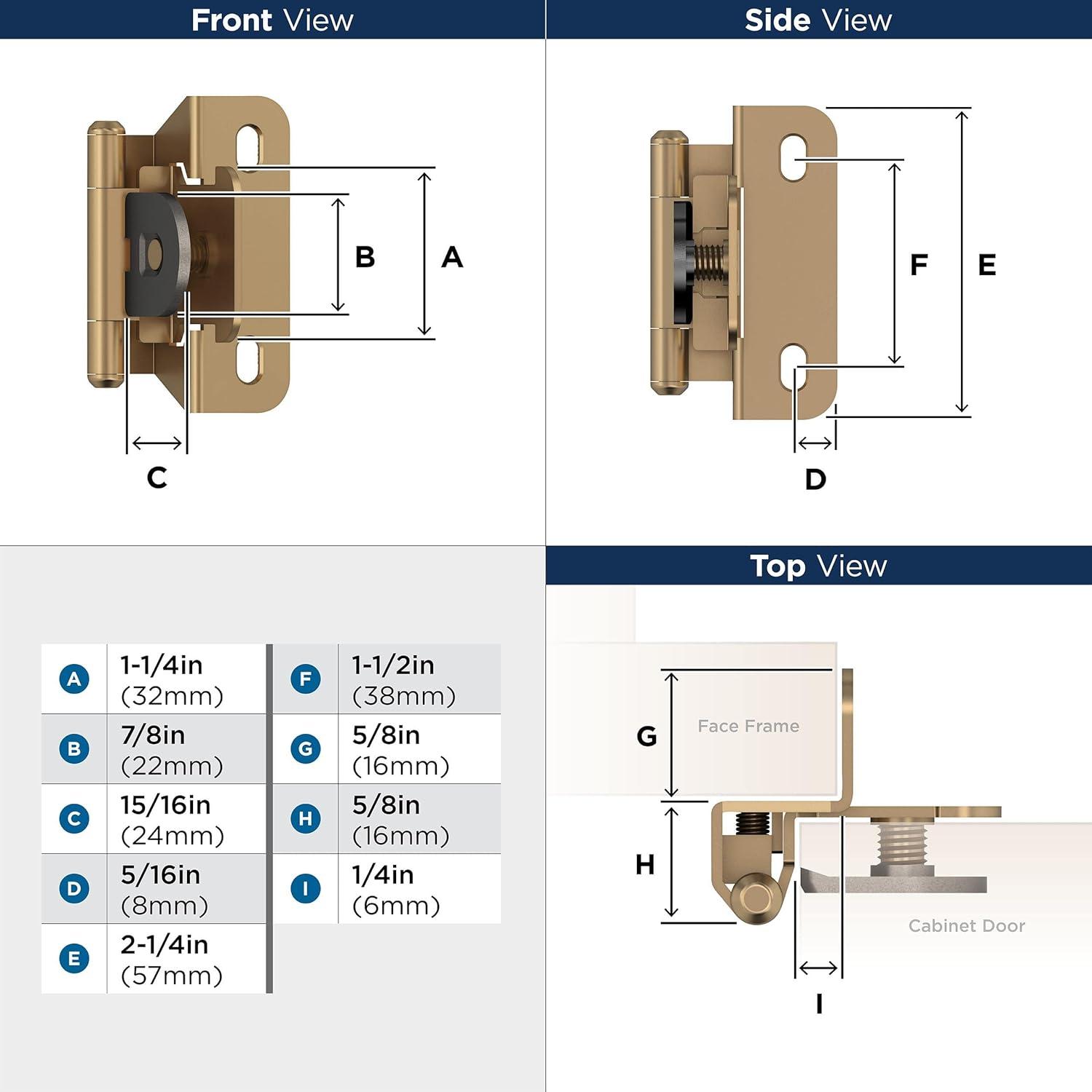 2" Wrap Hinge