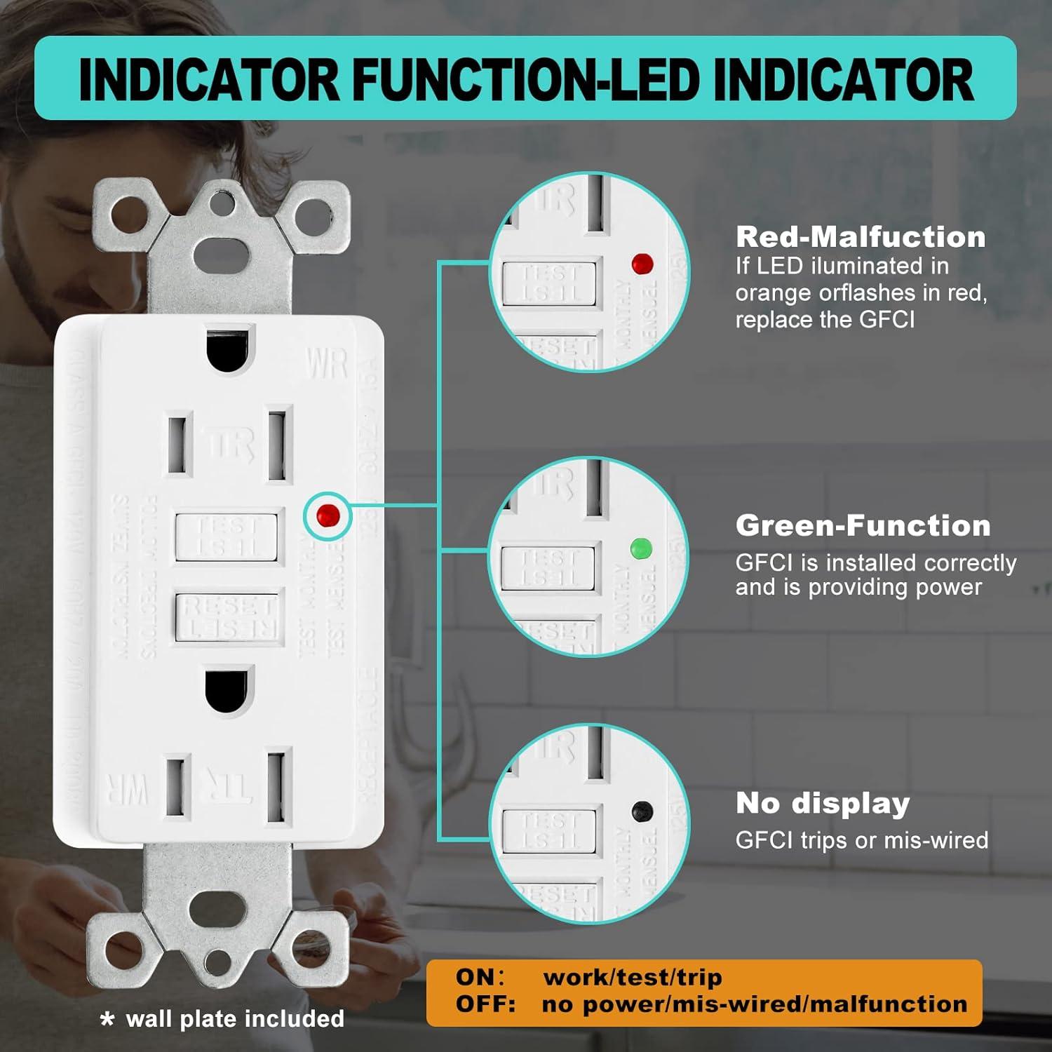 15 Tamper Resistant Single Outlet