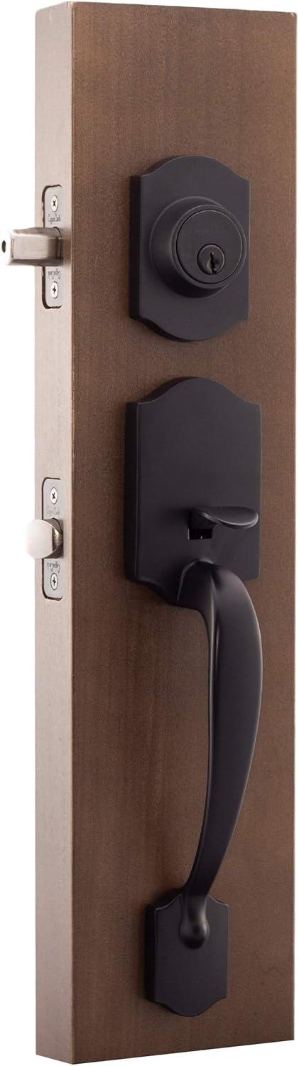 Copper Creek Copper Creek Handleset with Single Cylinder Deadbolt and Copper Creek Door Lever and Colonial Rosette