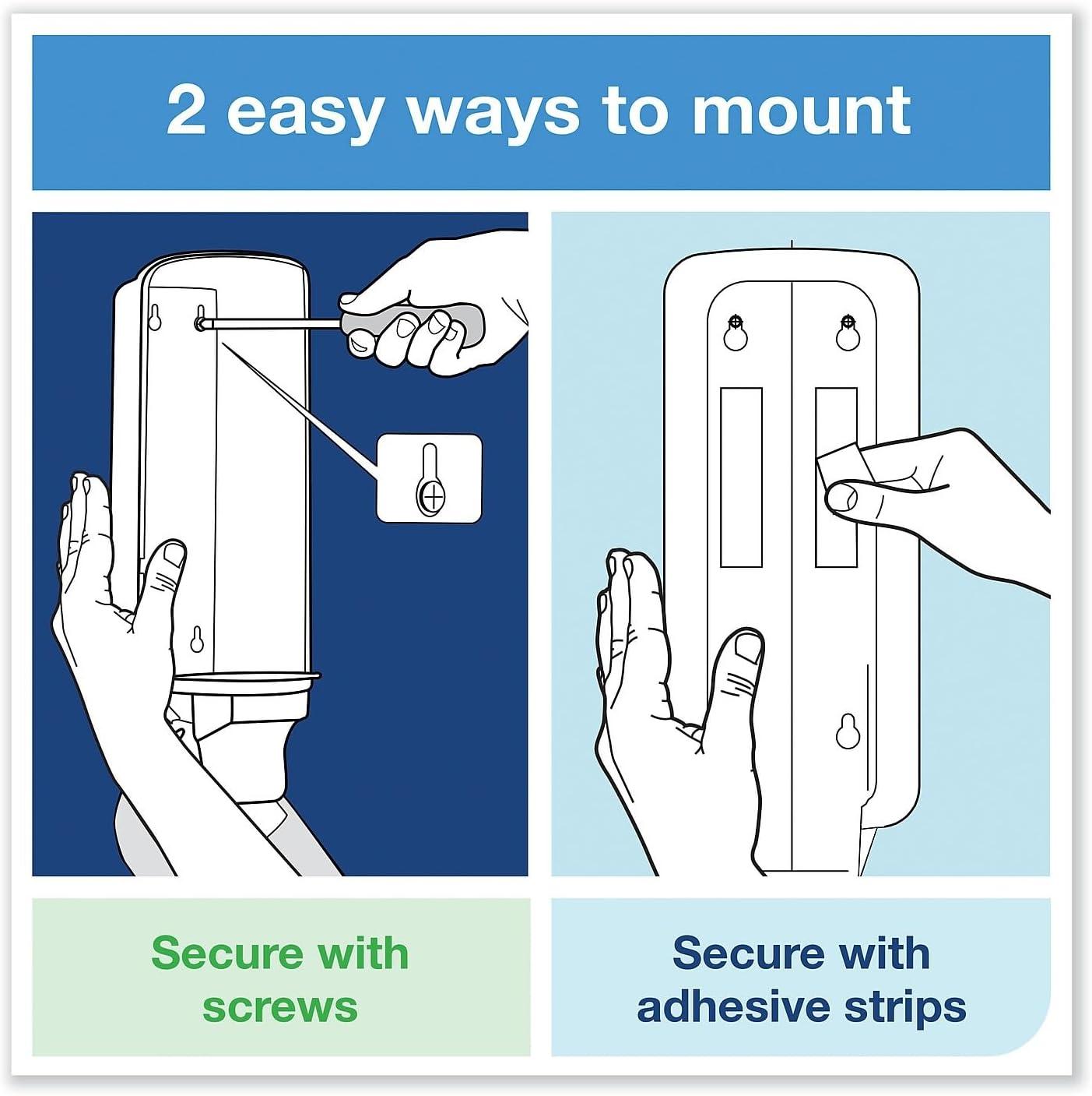 Elevation Liquid Skincare Dispenser 1 L Bottle; 33 oz Bottle 4.4" x 4.5" x 11.5" White