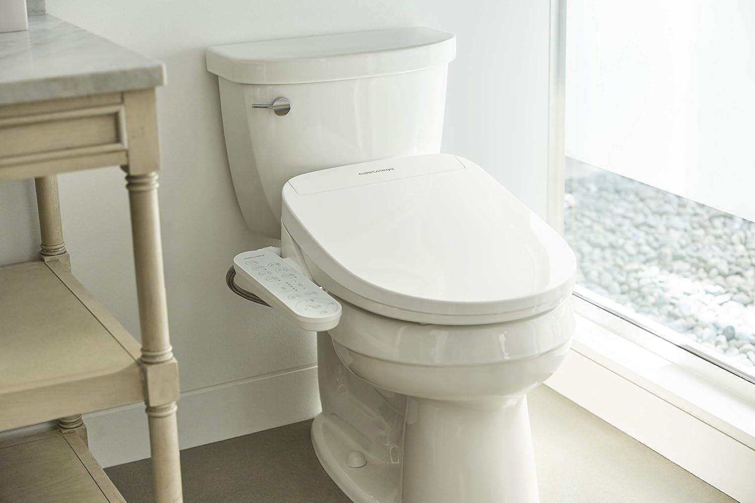 Coway Bidetmega 200 Round White Heated Bidet Seat