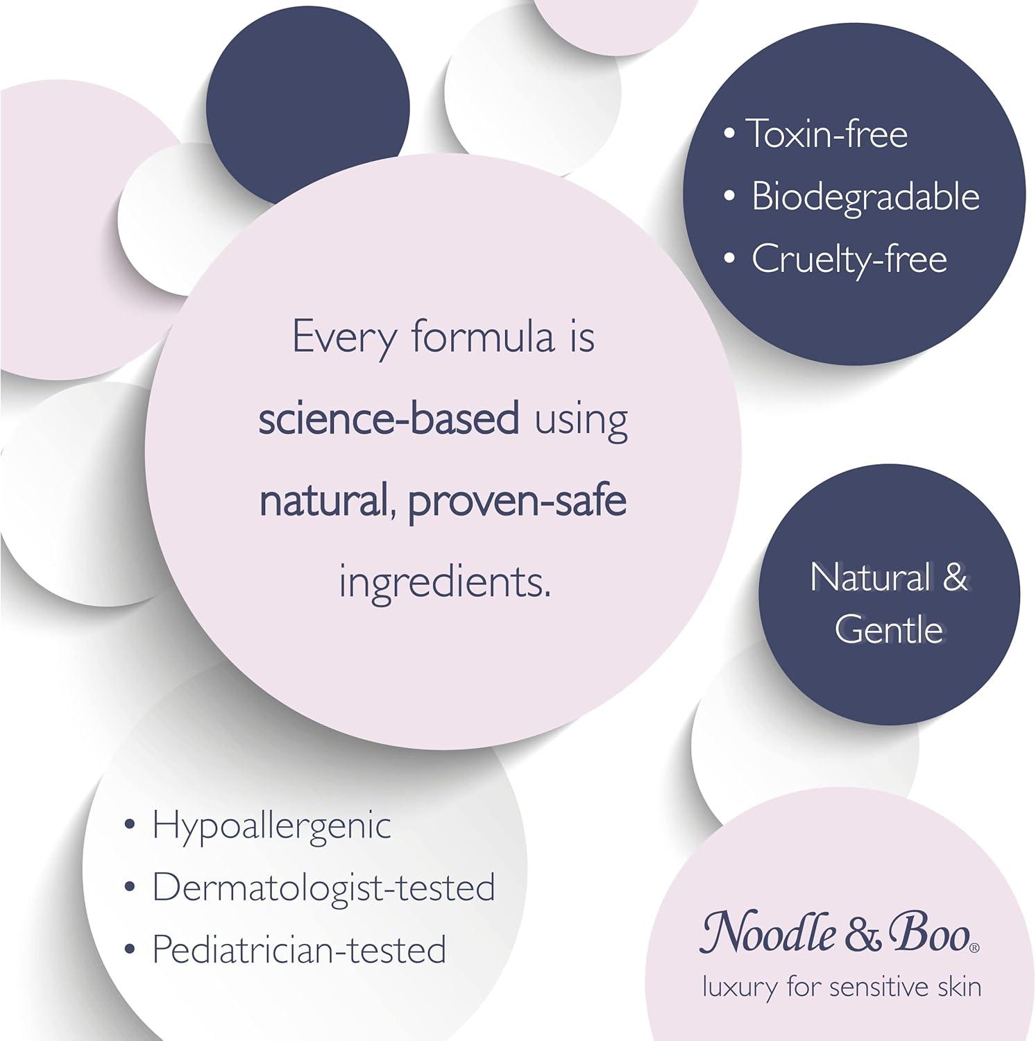 Noodle & Boo Ultra-Bright Newborn Baby Oxygen Bleach Alternative, Concentrated Powder No Chlorine Non-Toxic Fragrance-Free, Sensitive Skin, Hypoallergenic, 32 Wash Loads, 16 oz