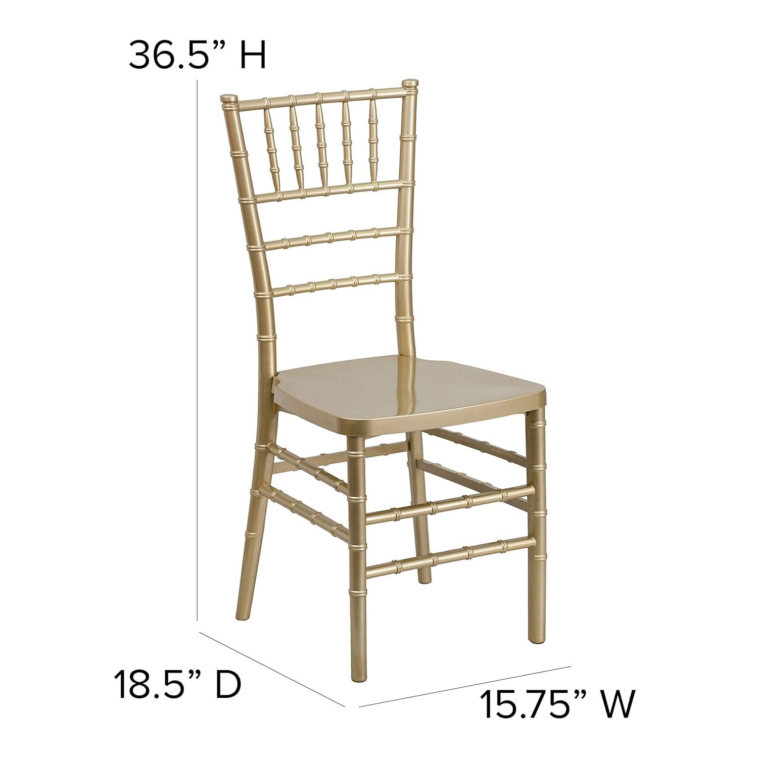 Flash Furniture Emma Premium Series Resin Stacking Chiavari Chair (Set of 2)