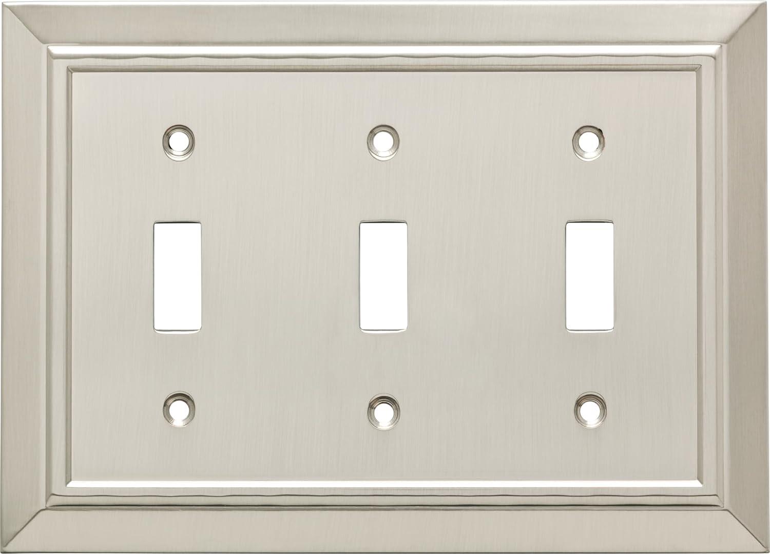 Classic Architecture 3-Gang Toggle Light Switch Wall Plate