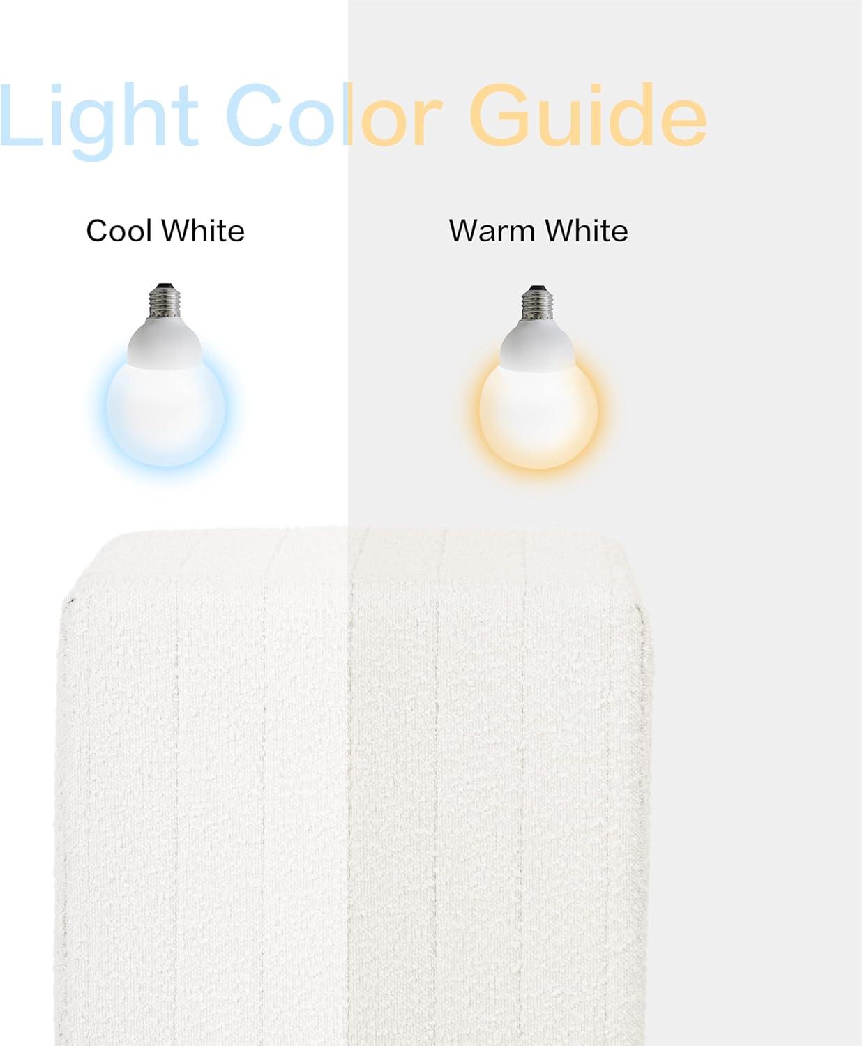 Hokku Designs Modern Channel Tufted Ottoman for Living Room & Bedroom