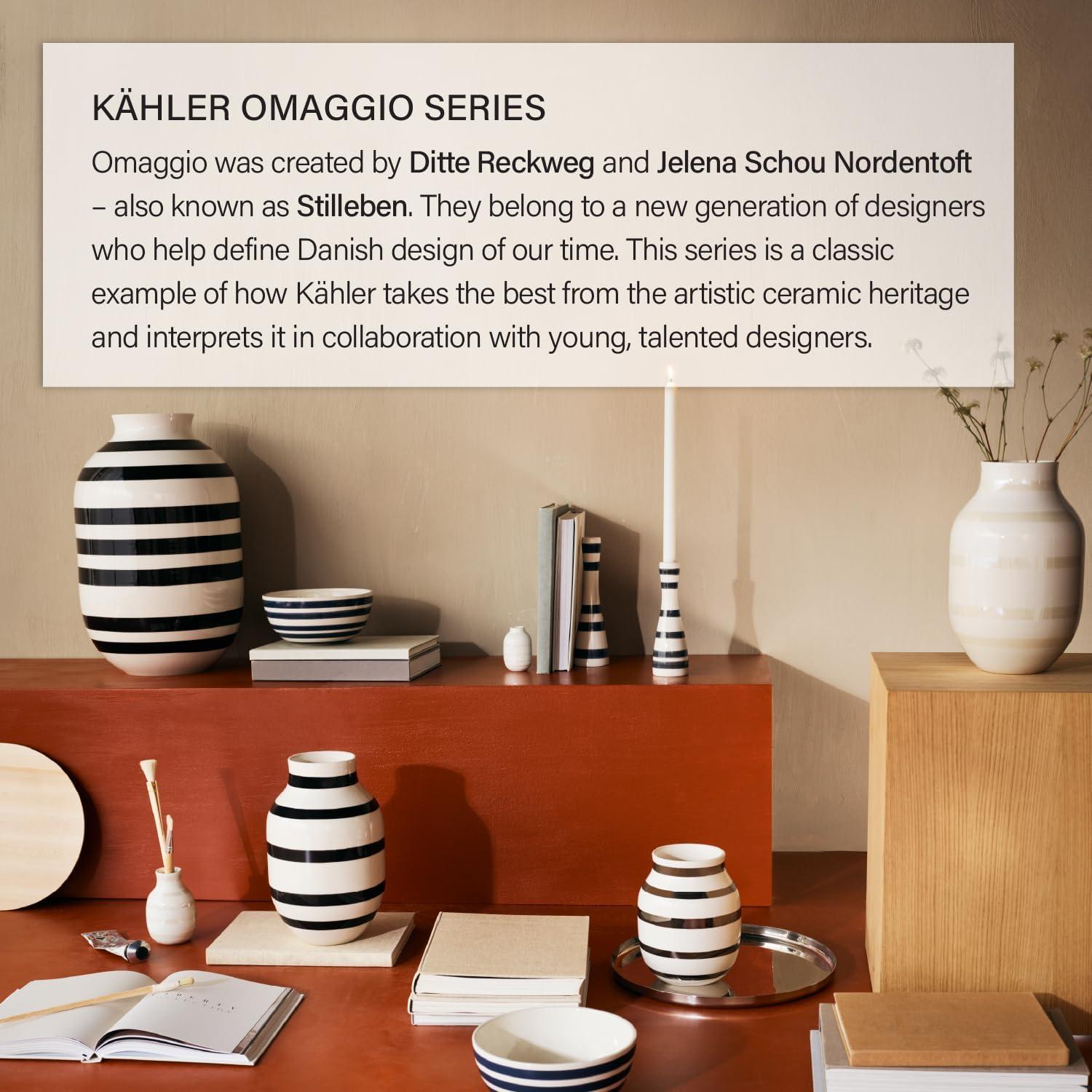 Kähler Omaggio Ceramic Table Vase