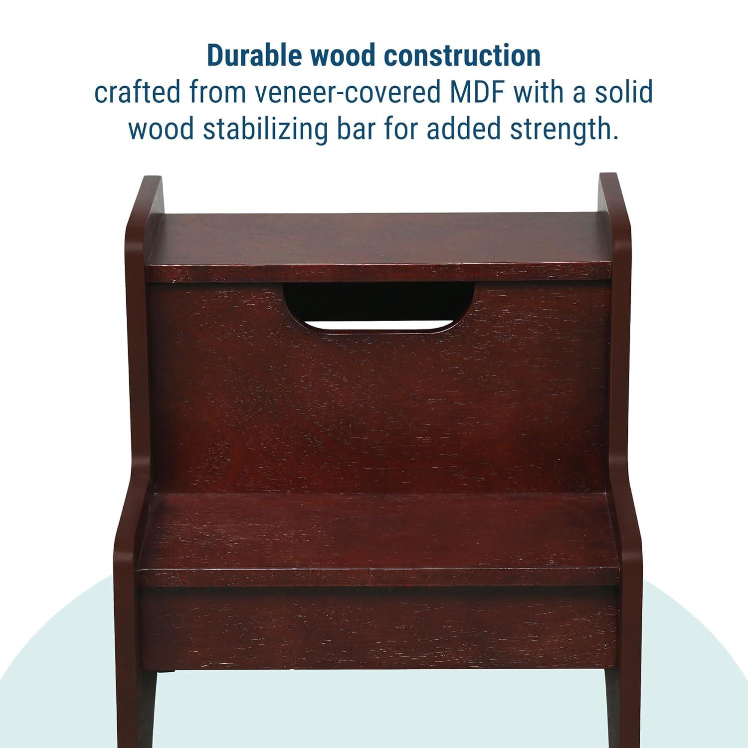 Classic Oak MDF 2-Step Stool