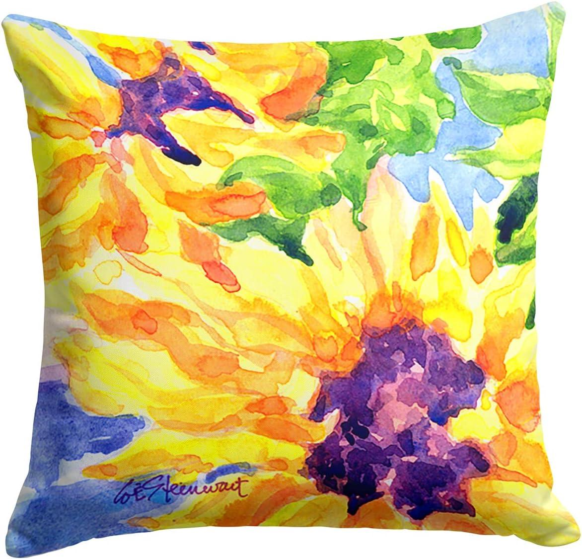 Caroline's Treasures Sunflowers Floral Indoor/Outdoor Throw Pillow