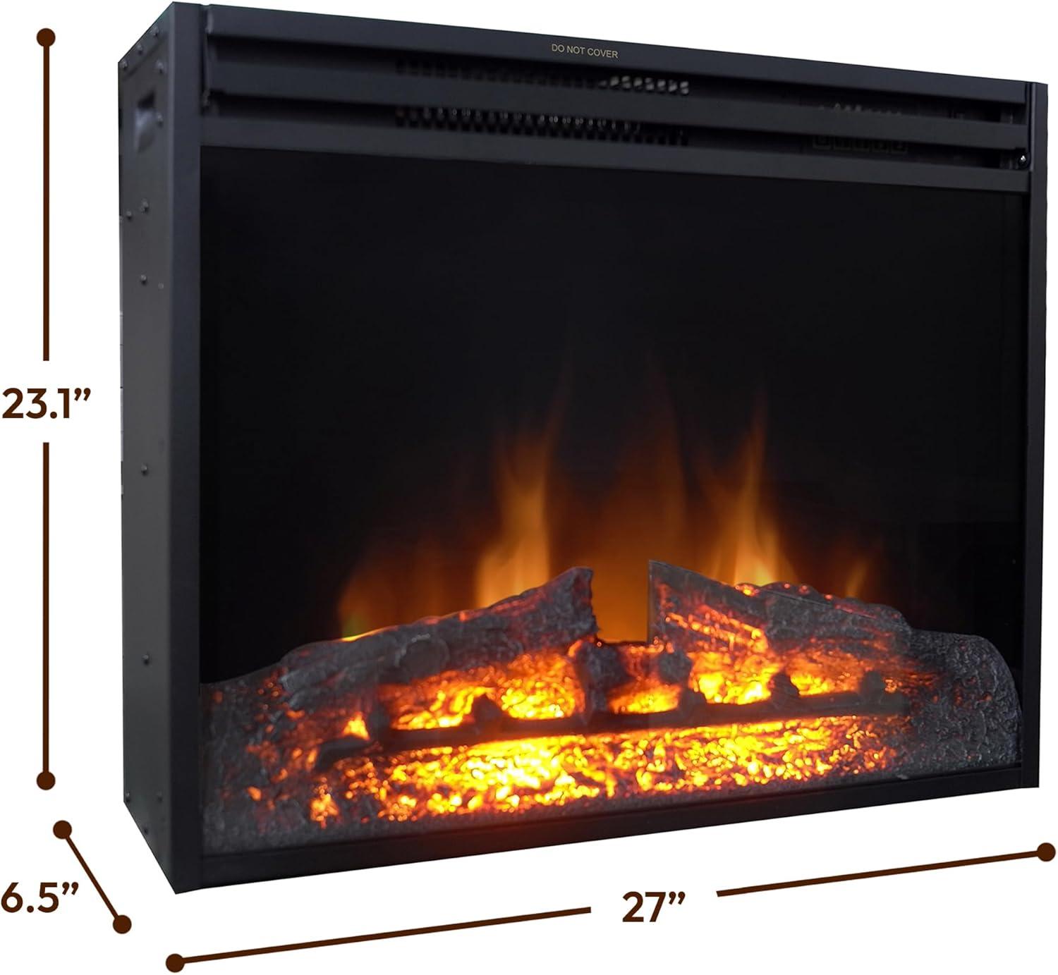 Cambridge Cambridge 5118 BTU Freestanding Electric Fireplace Heater Insert for Vacant Chimney Fireplace