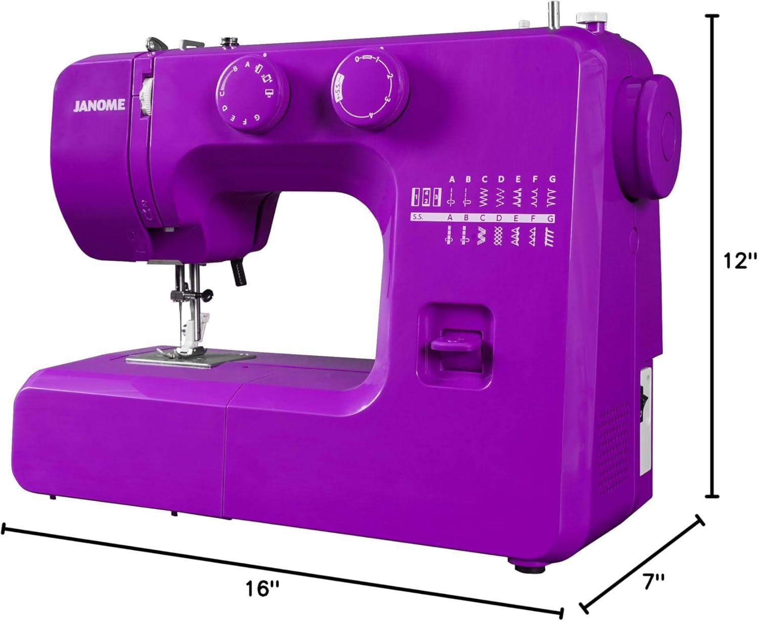 Purple Majesty 12" Easy-to-Use Sewing Machine