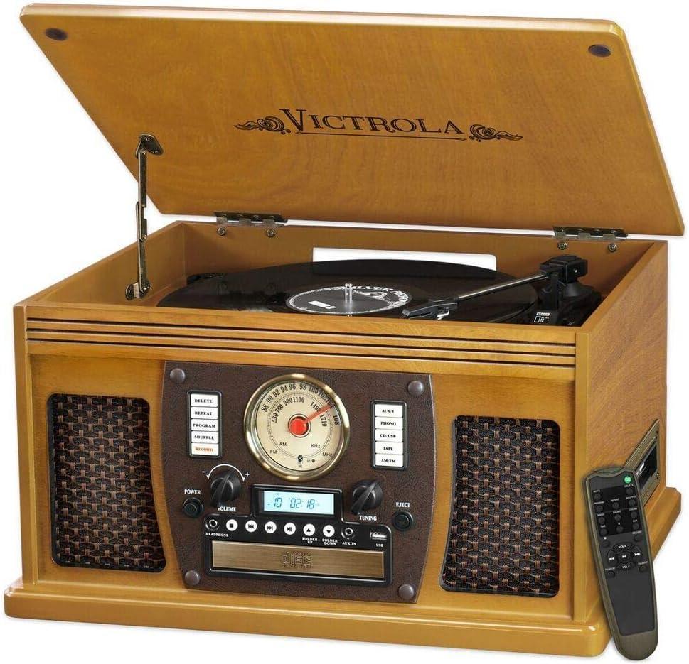 Victrola 3 - Speed Turntable Decorative Record Player with Bluetooth