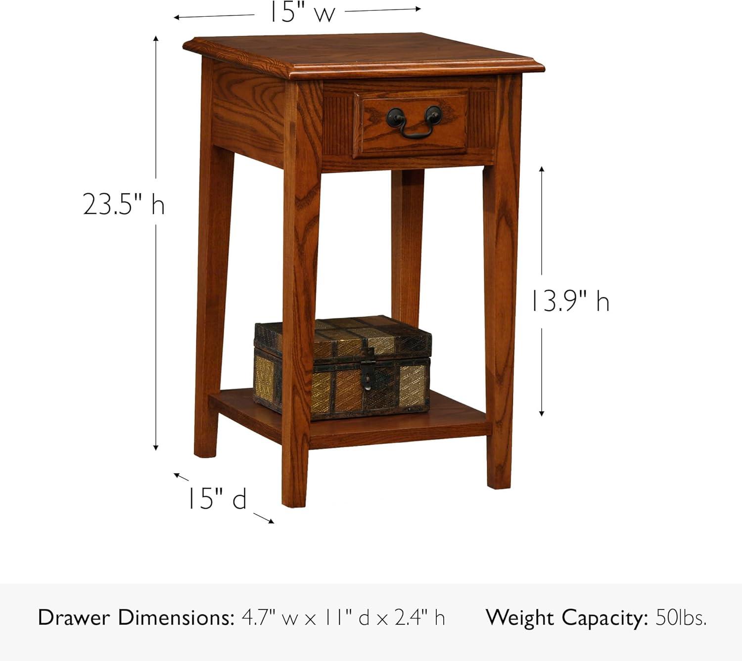 Powell Favorite Finds Square Side Table Medium Oak Finish : 20x20 Inch Polyester, Machine Washable Cloth Napkins