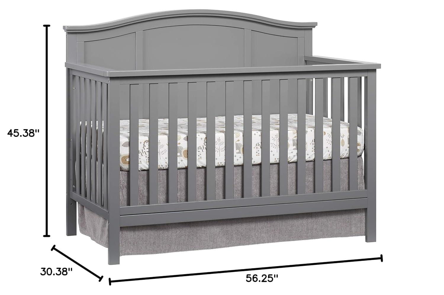 Oxford Baby Emerson 4 In 1 Convertible Crib