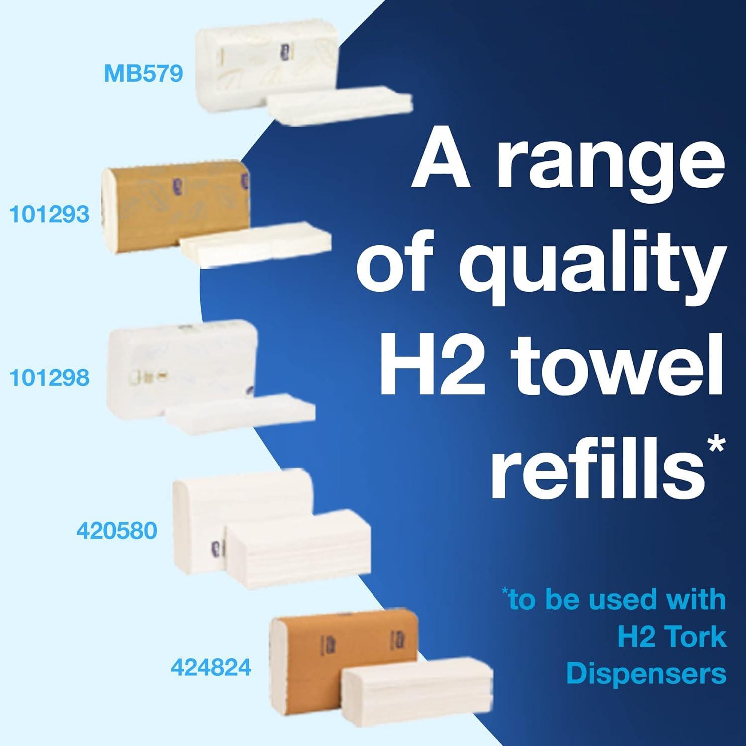 Tork Xpress Paper Towel Dispenser, Stainless Steel, Compact for Home Use, Fits H2 Hand Towels