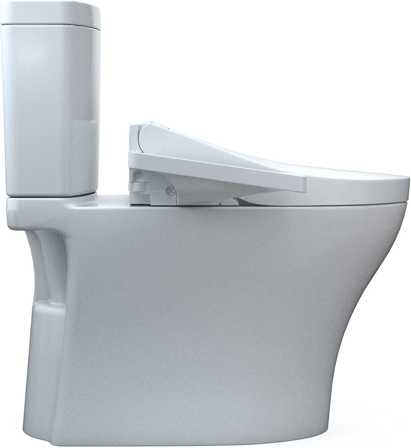 Aquia® Dual-Flush Elongated Bidet Toilet with Tornado Flush (Seat Included)