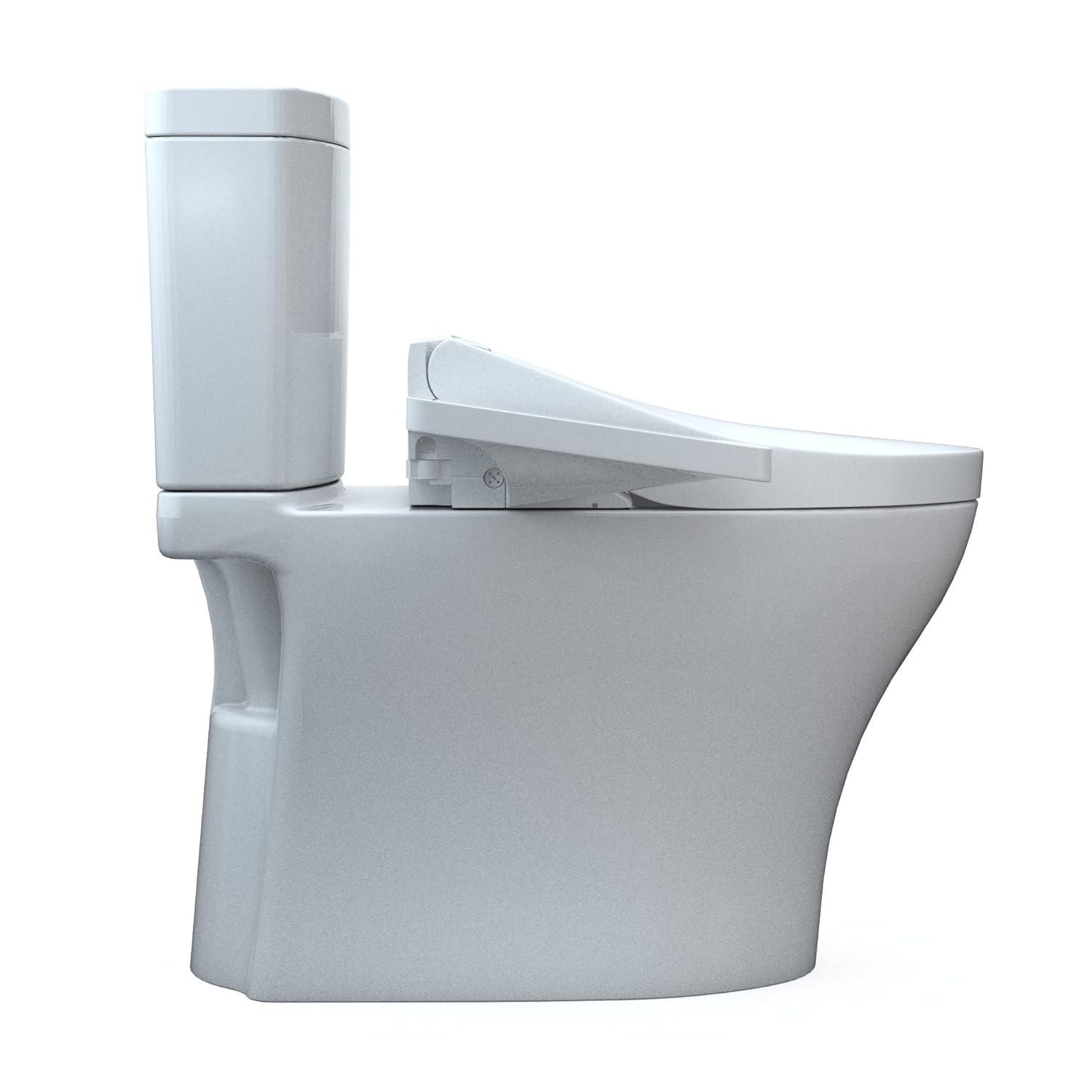 Aquia® Dual-Flush Elongated Bidet Toilet with Tornado Flush (Seat Included)