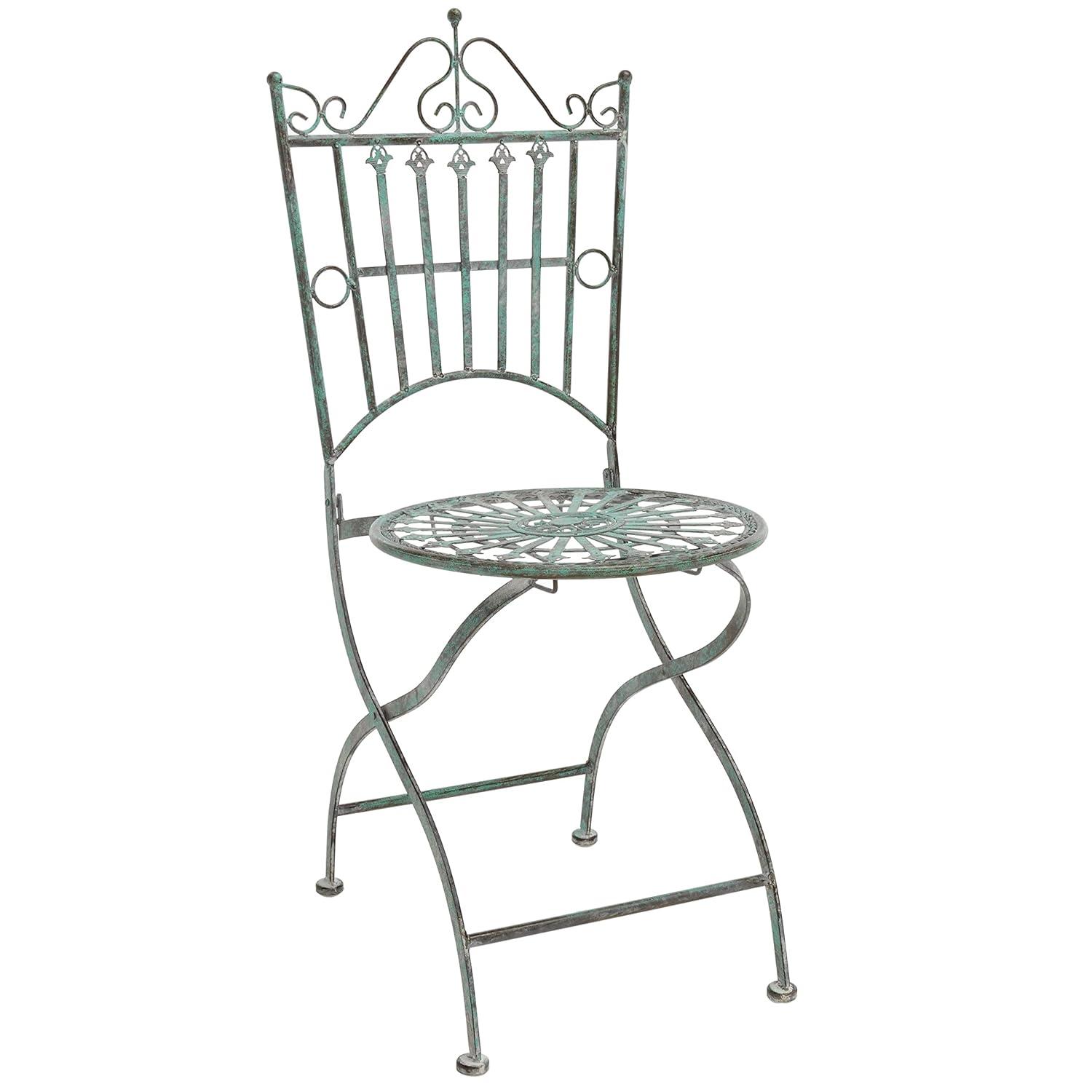 Belen Bistro Set, One Table And Two Chairs - Outdoor - PAT5020 - Antique Dark Green - Safavieh