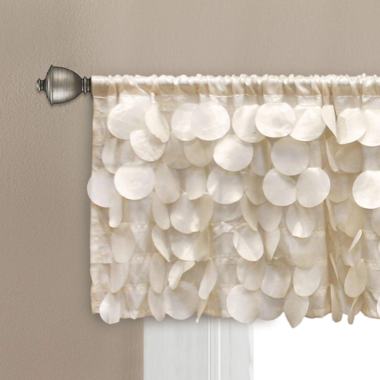 Lush Decor Gigi Scalloped Window Valance