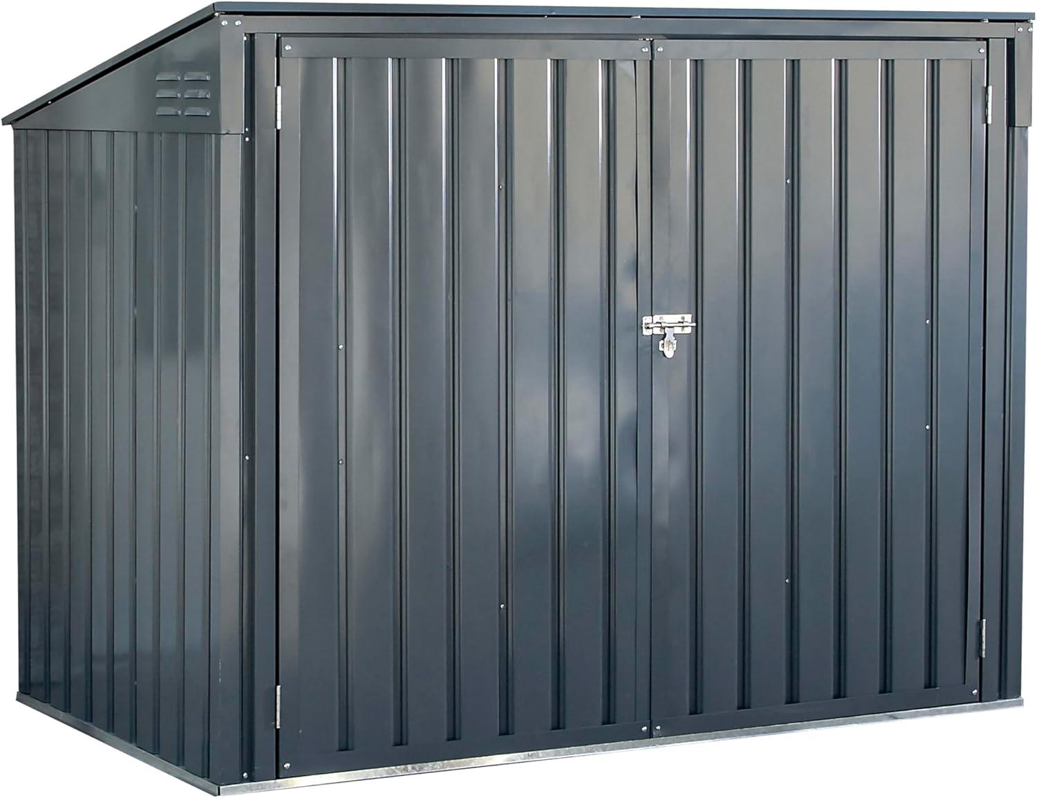 Arrow Horizontal Shed, 6x3, Grey